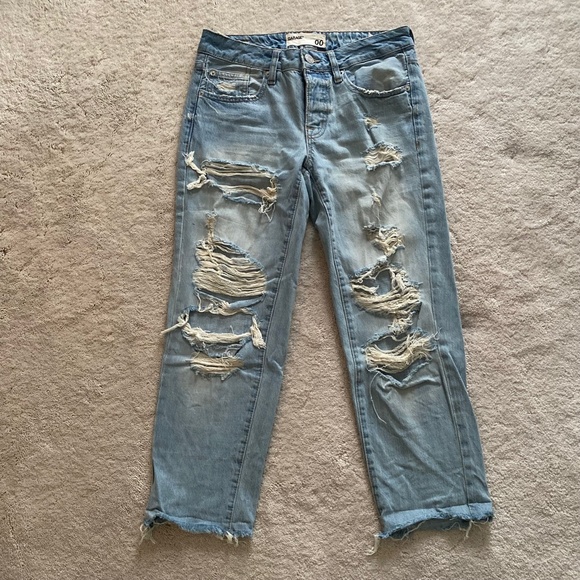 Garage Distressed Boyfriend Jeans - Picture 2 of 6